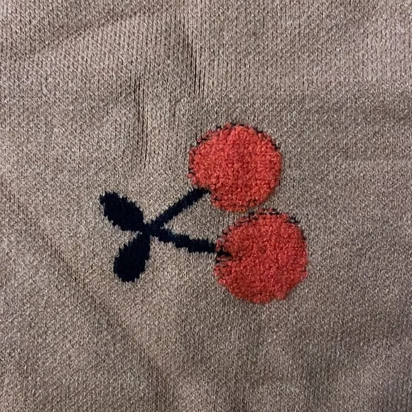 NWOT SEED HERITAGE Cherries Sweater Size 6-12 months - Picture 4 of 6